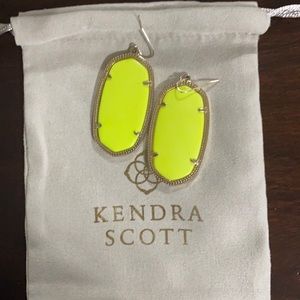Kendra Scott neon Danielle earrings
